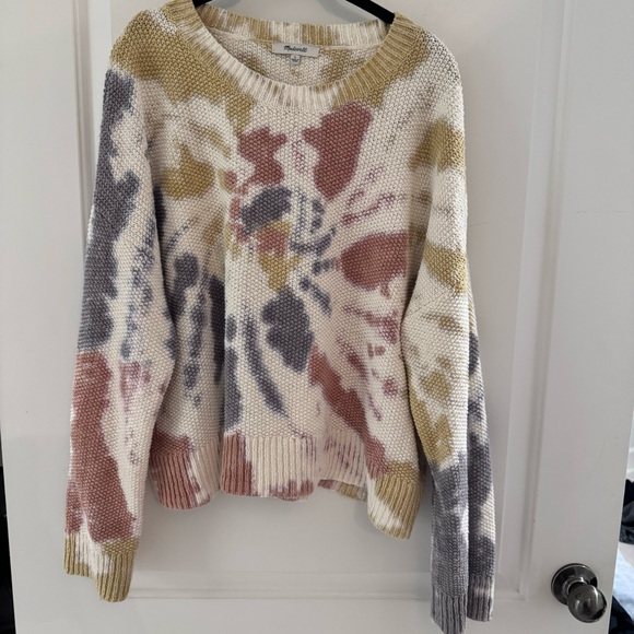 Madewell Pastel Tie-Dye Crew Neck Sweater - Picture 5 of 11